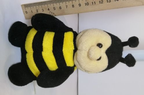 мягкая плюшевая игрушка пчела пчелка Германия НА ВЕРЕВОЧКЕ