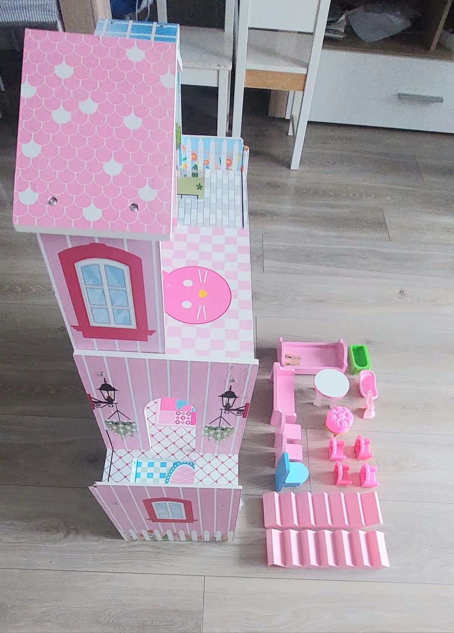Domek dla lalek duży 70 cm