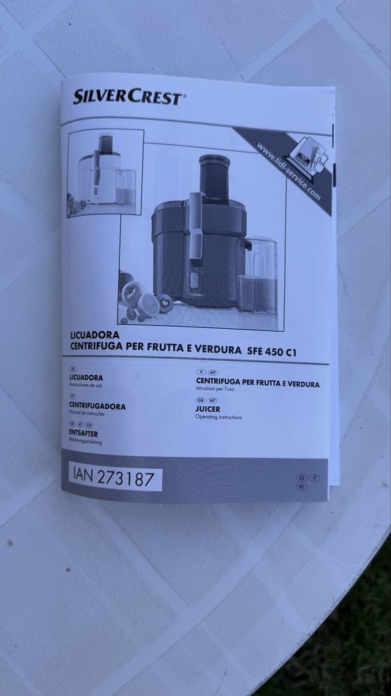 Centrifugadora para Frutas e Verduras