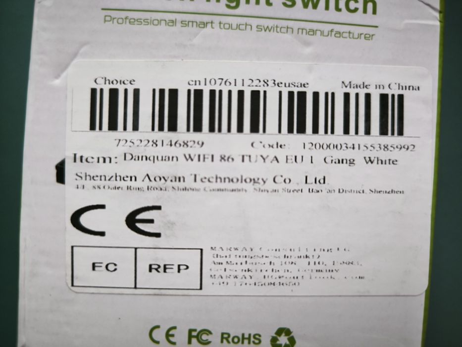 Przełączniki światła dotykowe wi fi zestaw tuya przełącznik włącznik