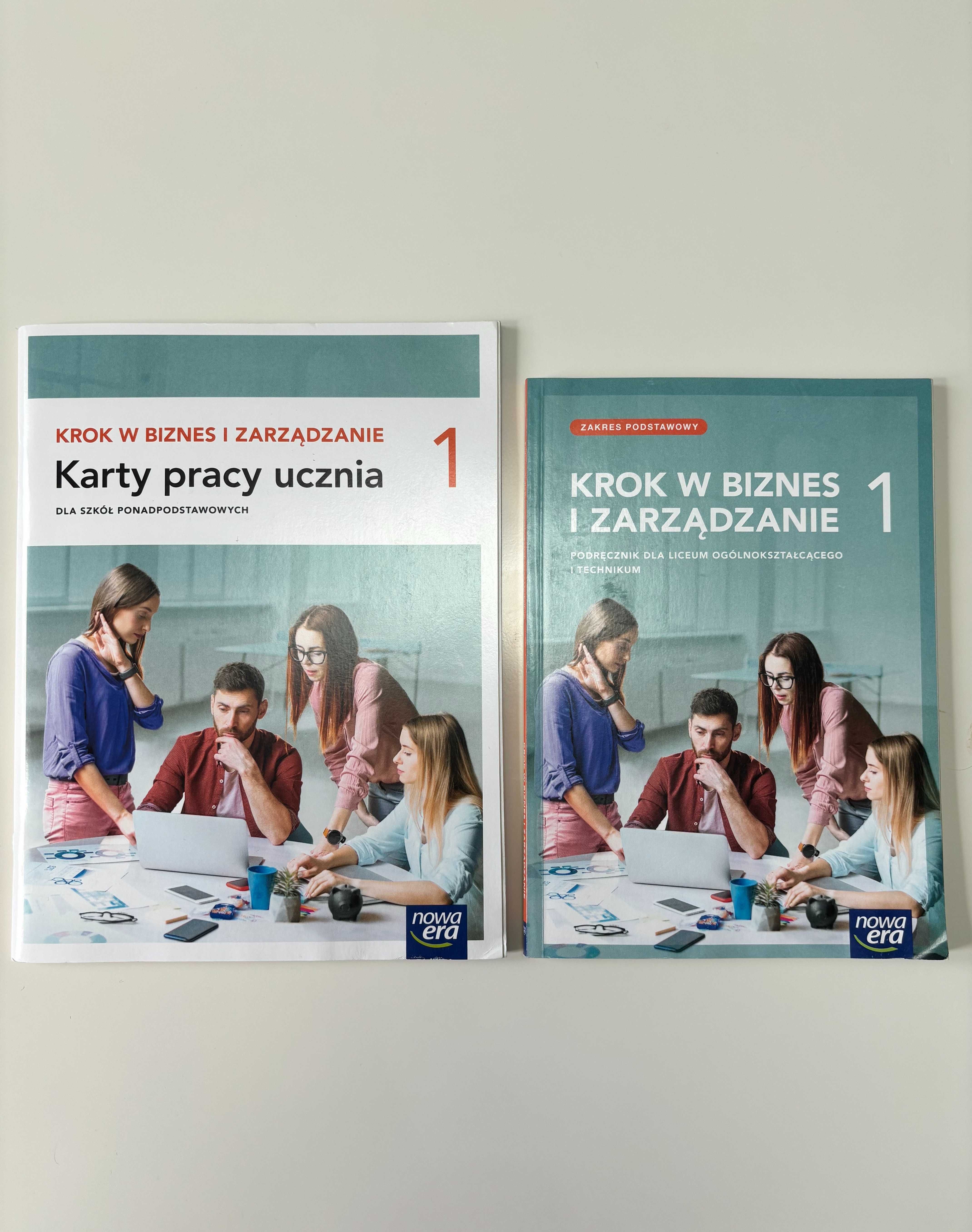 Krok w biznes i zarządzanie 1. Podręcznik + Karty pracy NOWE