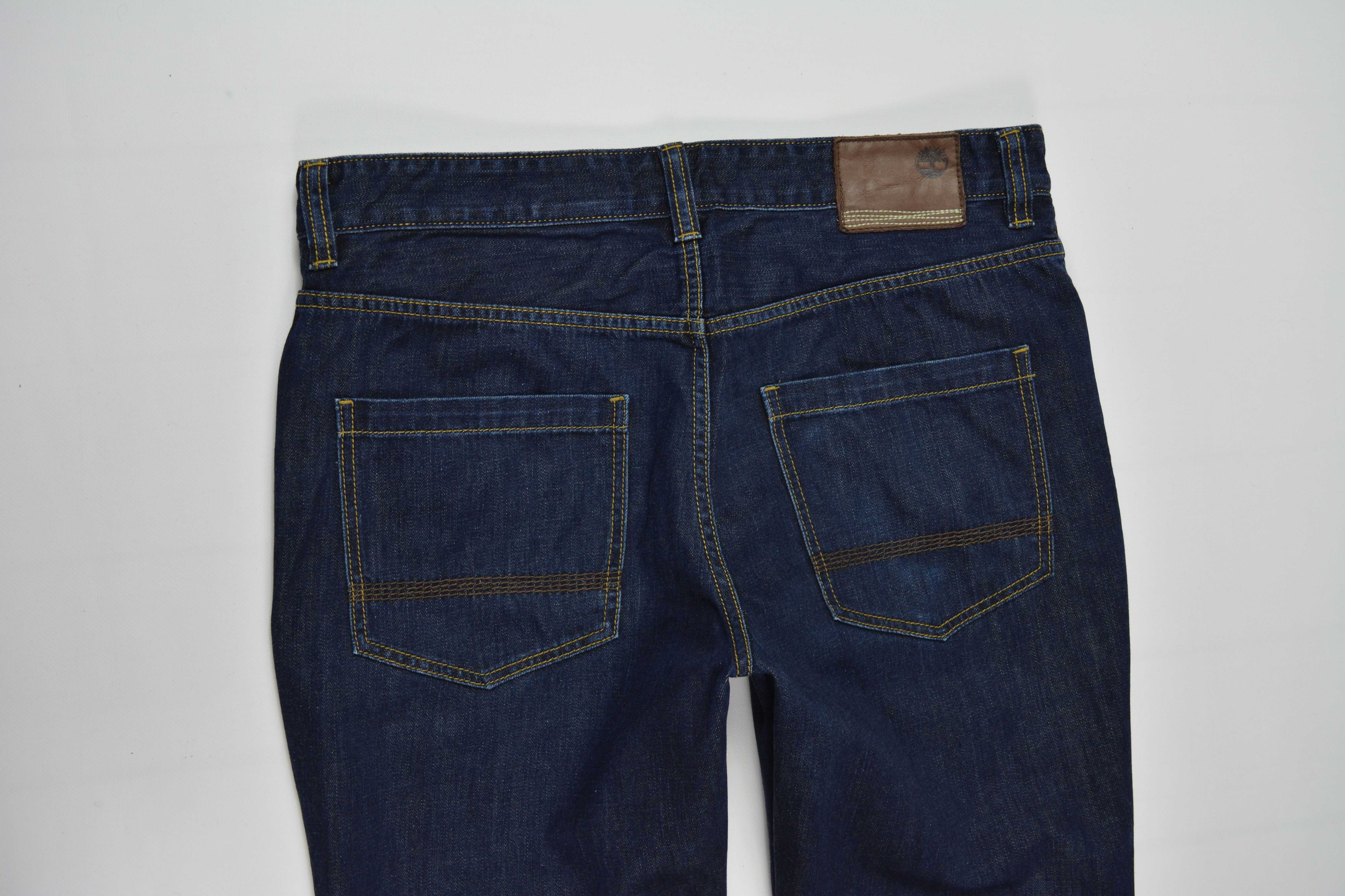 Timberland Straight Ciemne Jeansy W34 L30 34/30 pas:92