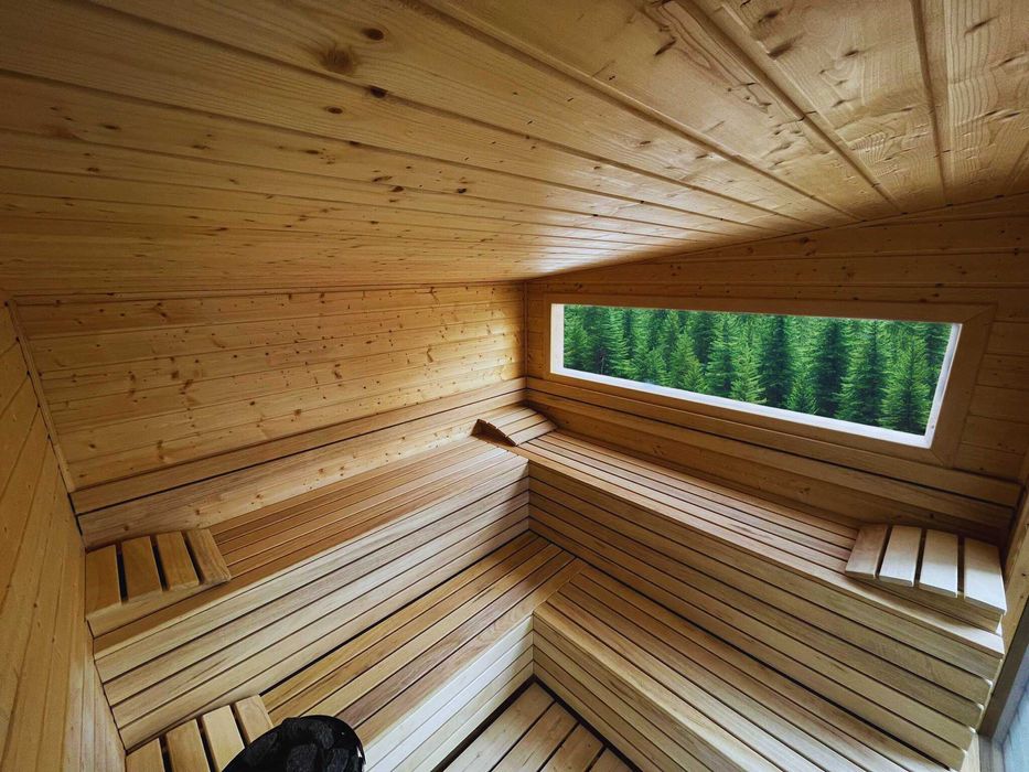 Sauna tarasowa/ogrodowa - blacha lub drewno