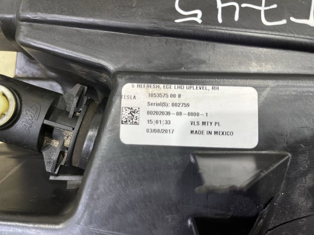 Фара передняя правая Tesla Model S Рестайл ( 2016 - 2022 г. )