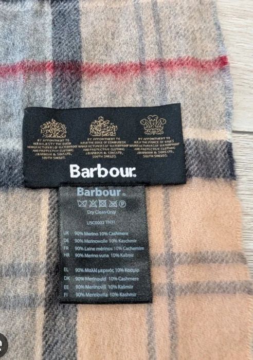 Barbour шарф стан хороший