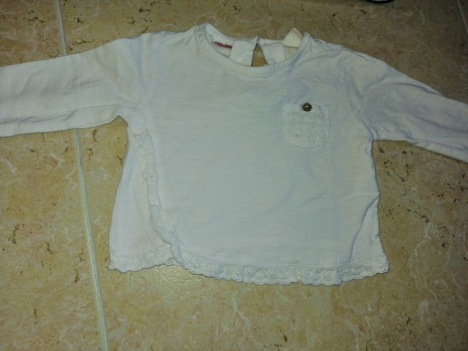 T-shirts menina 3/6 meses zara e primark