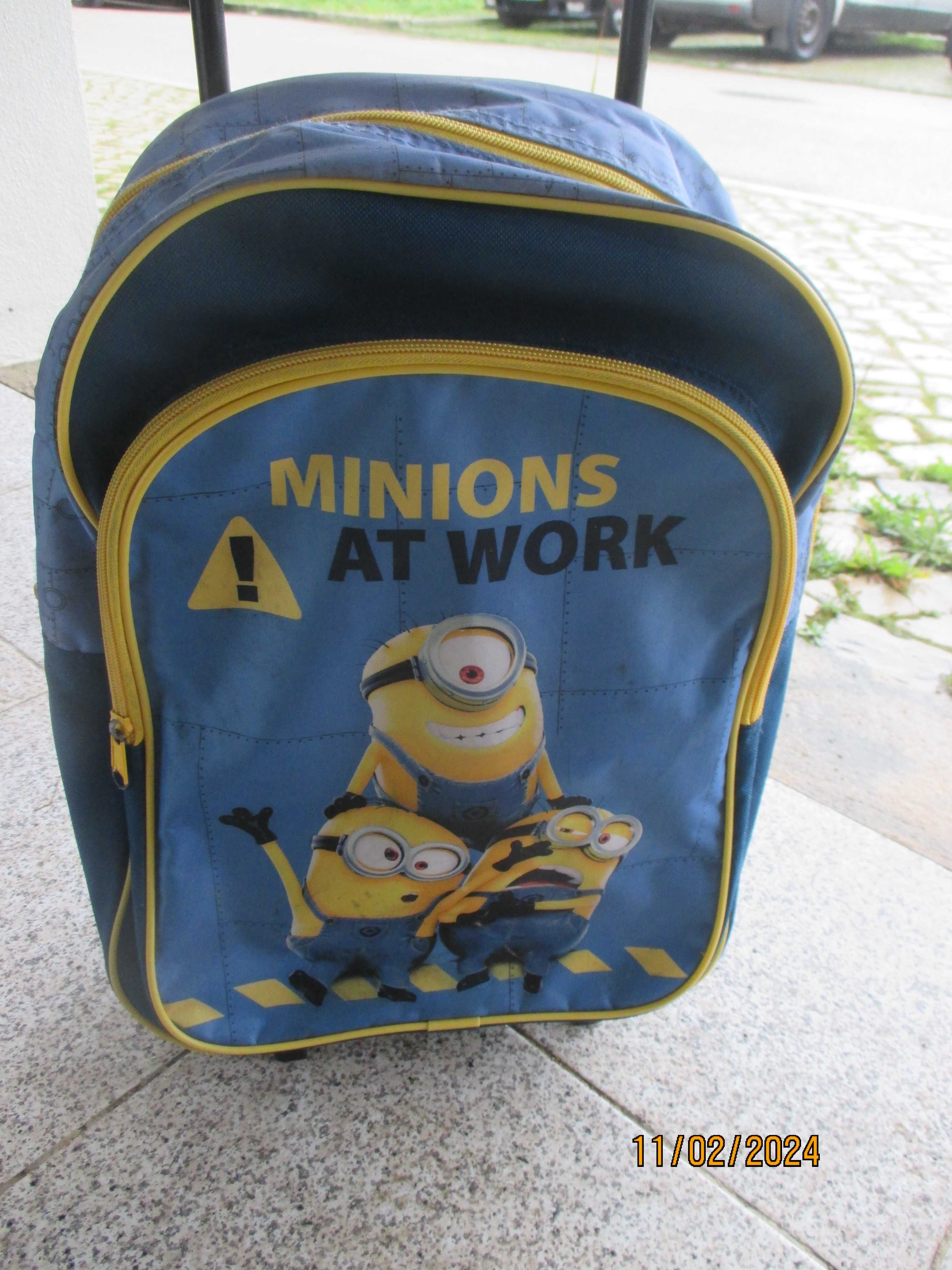 Mochila trolley para criança - Minions