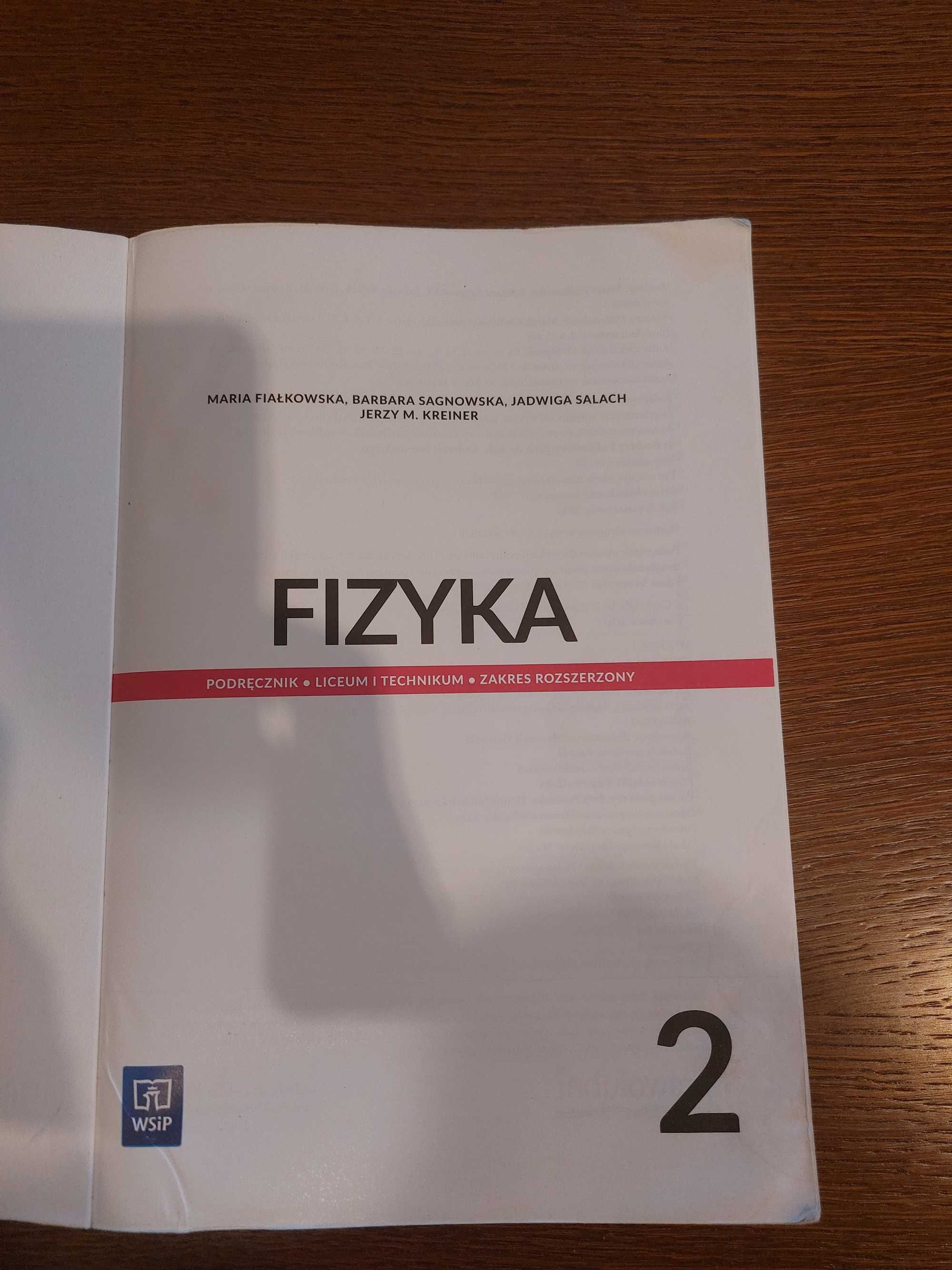 Podręcznik Fizyka 2 zakres rozszerzony liceum , technikum WSiP 2019