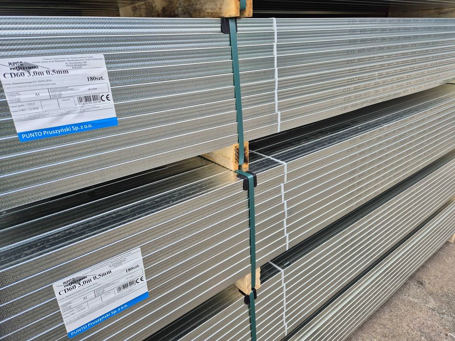 Profile na sufity stelaże sufitowe profile gk profil CD60 profil UD30