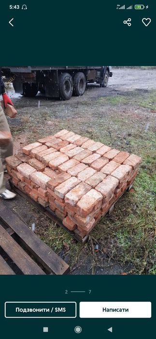 Продаж б.у цегли, фишера, перемичок