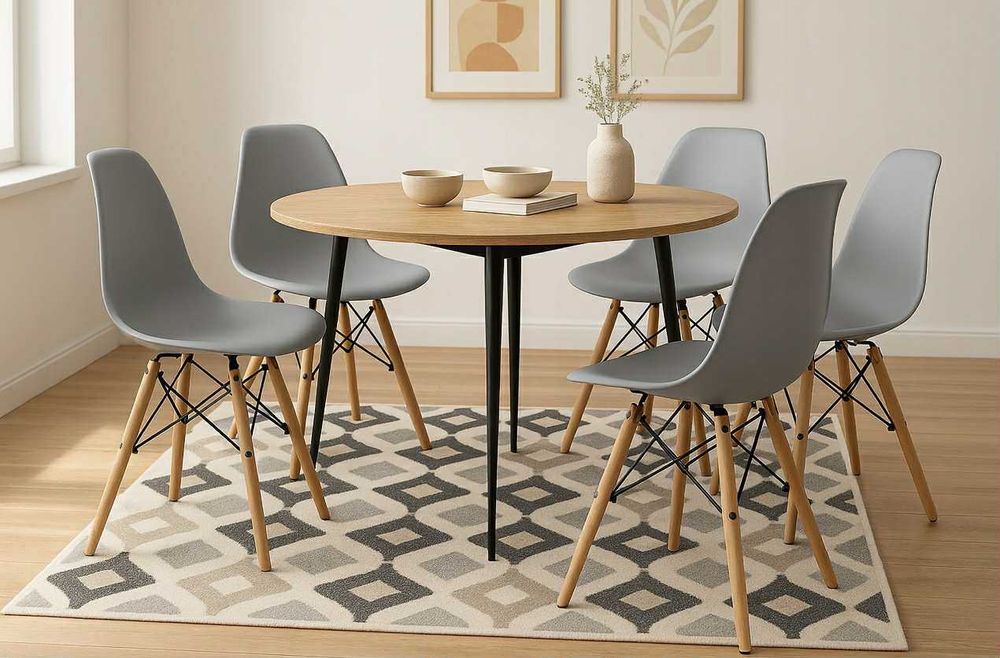 NOWE stylowe krzesło skandynawskie do salonu jadalni