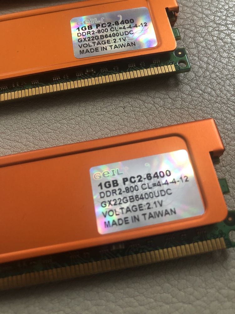 Pamięć 4gb 4x1gb DDR2 PC2 - 6400  GEIL