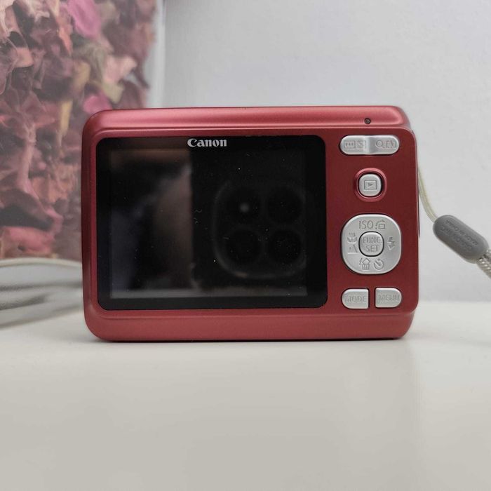 Canon PowerShot A480 (Vermelha) – Câmara Digital 10MP