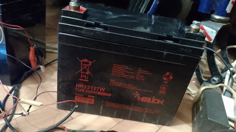 Продаю AGM акумулятор Merlion HR12127W [12V 36Ah] HIGH RATE AGM (15 а)