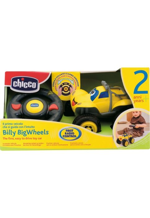 Chicco – Billy Big Wheels 4x4 comandado - Amarelo