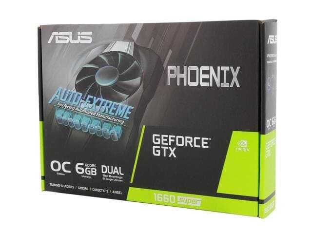 Asus GeForce GTX 1660 SUPER OC Phoenix 6GB