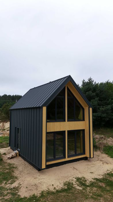 Dom drewniany, szkieletowy, całoroczny,domek letniskowy L302 PLUS 40m2