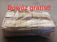 Brykiet drzewny 20kg. Darmowa dostawa od 200kg.Gdańsk,Pruszcz iokolice