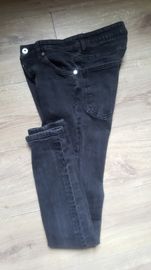 H&M ciemno szare skinny-jeansy 28/32