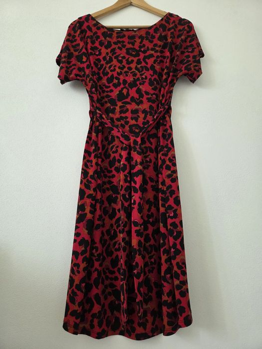 Sukienka ciążowa cętki animal print Next L 40 12