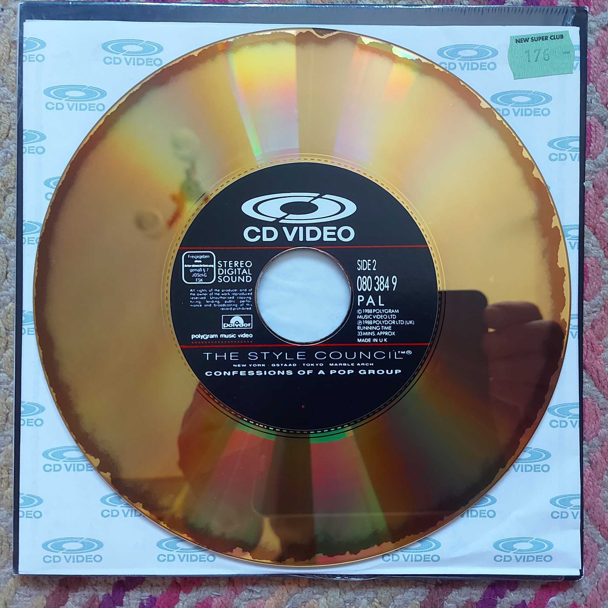 Laserdisc The Style Council Confessions Of A Pop Group (NM-/M-)