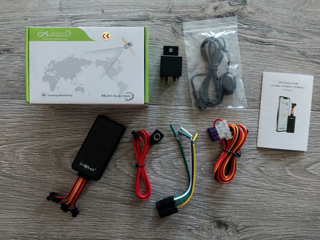 Lokalizator GPS SinoTrack ST-906 NOWY ORYGINALNY odcięcie paliwa