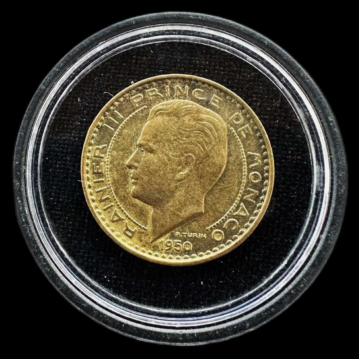 Moeda de 10 Francos - 1950 - Mónaco - Rainier III