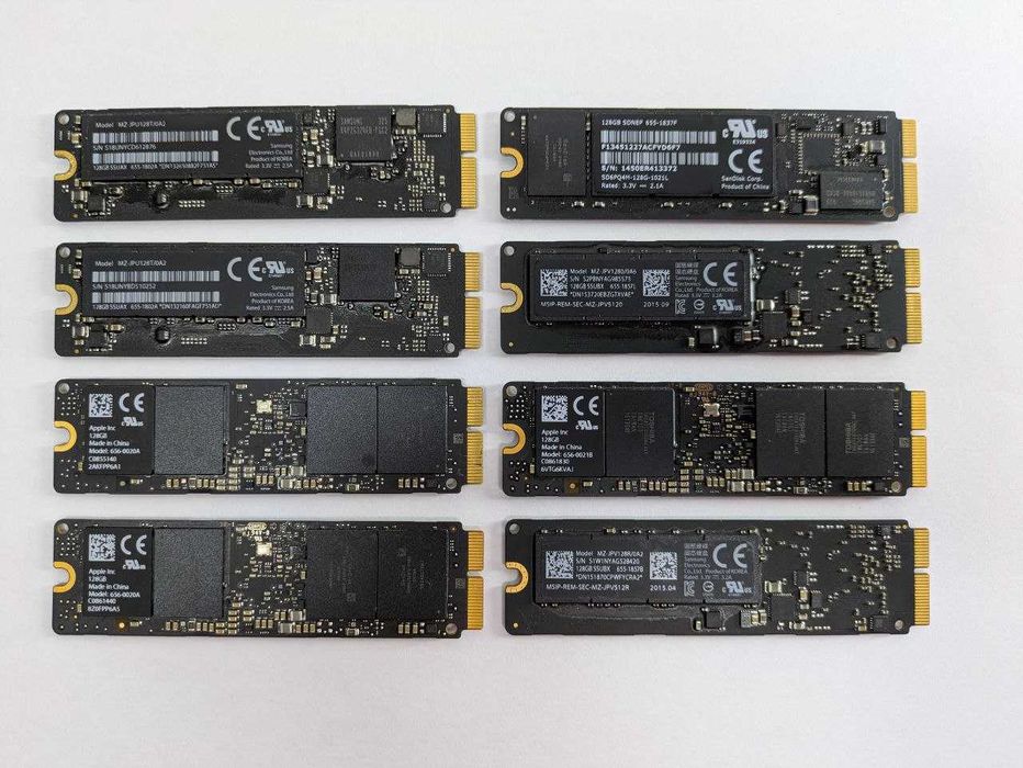 Накопичувач SSD m2 Apple 128GB 12+16 Pin SSD NVMe Apple 256Gb