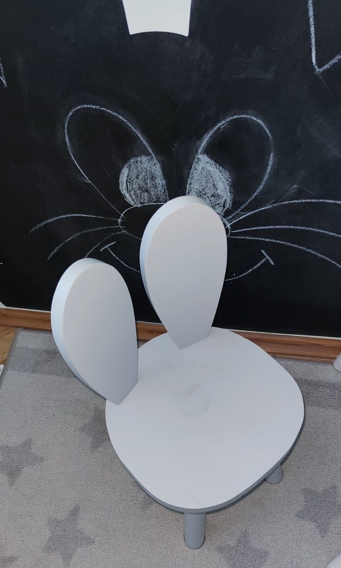 Stolik + krzesło Bambooko stoliczek krzesełko królik króliczek