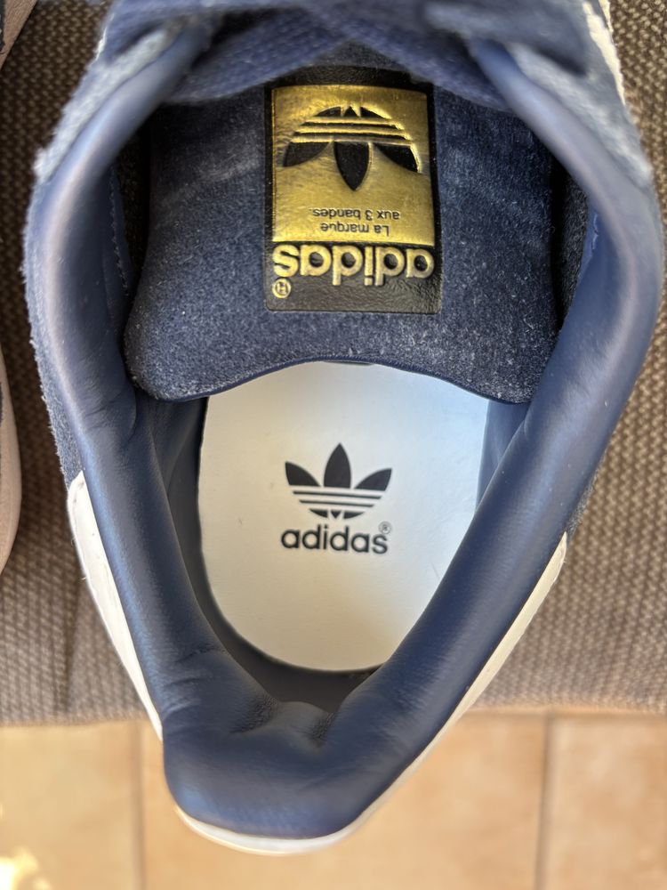 Adidas Superstar Suede Ortholite S75142 granatowe zamsz, rozm. 36 2/3