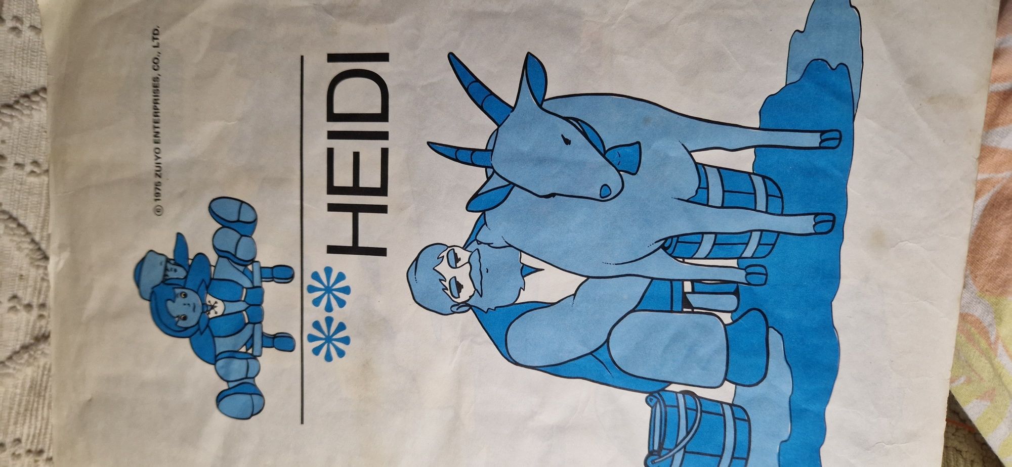 Caderneta Heidi de 1975