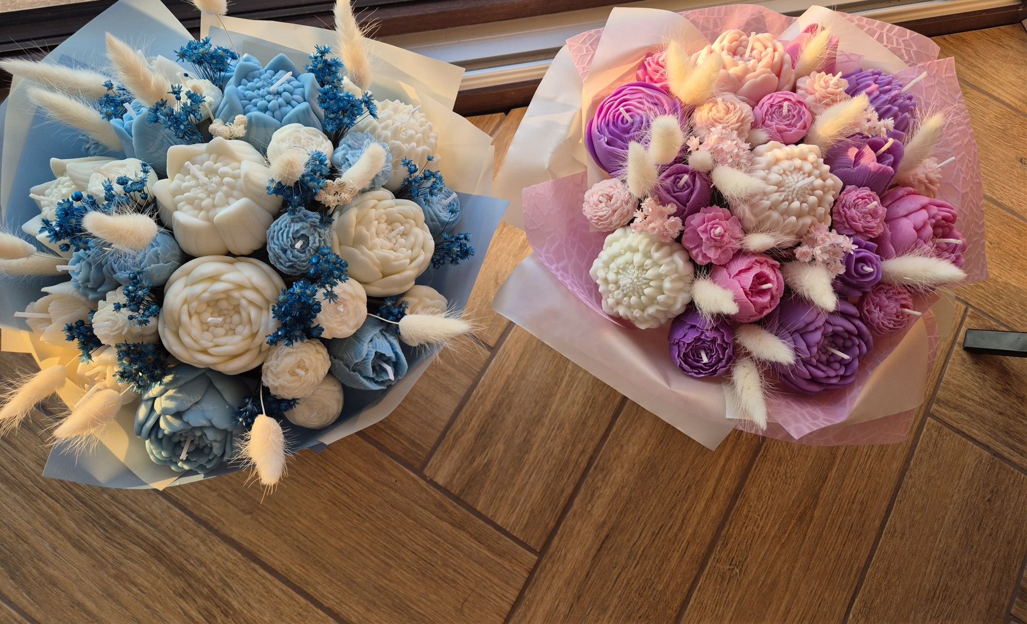 Flower boxy ze świec sojowych