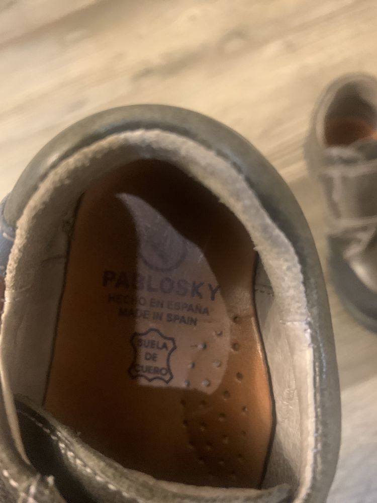 Кожаные ботинки Pablosky 25 р