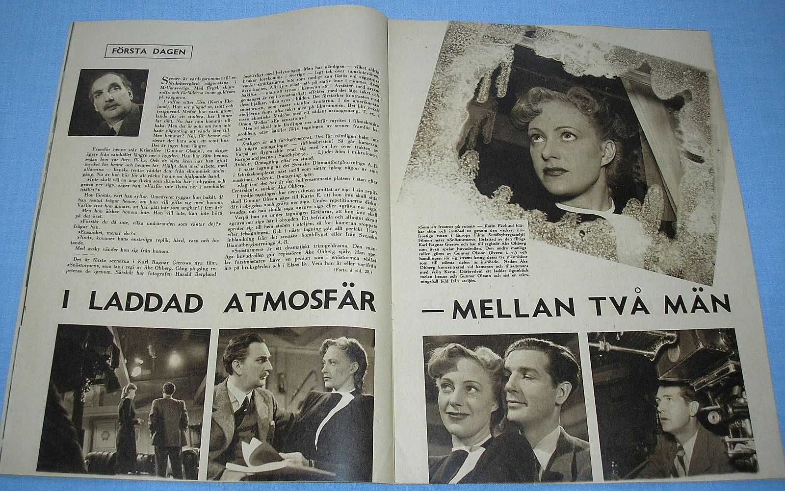 FilmJournalen nr 24 z 13 czerwca 1942r Sickan Carlsson i Karl Holmsten