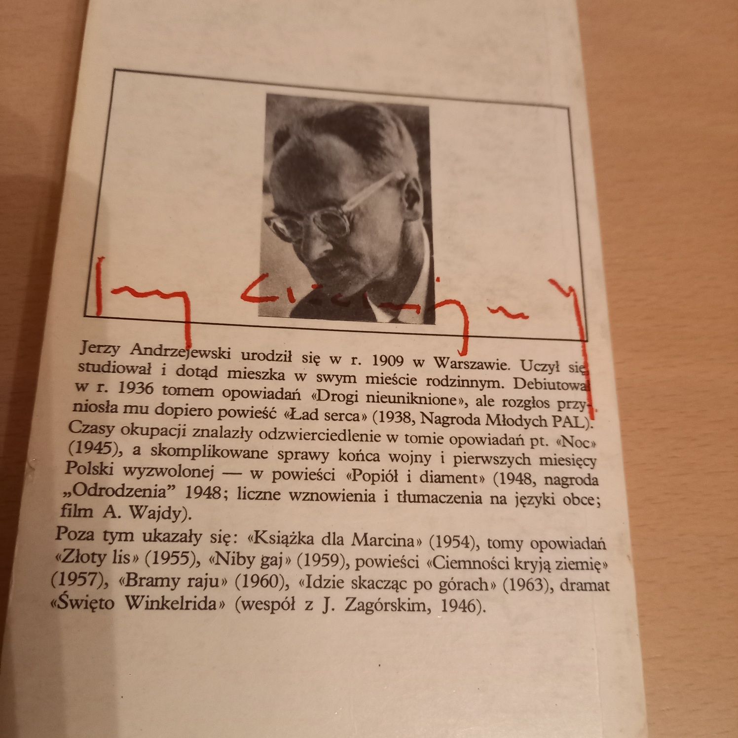 Jerzy Andrzejewski Popiół i diament