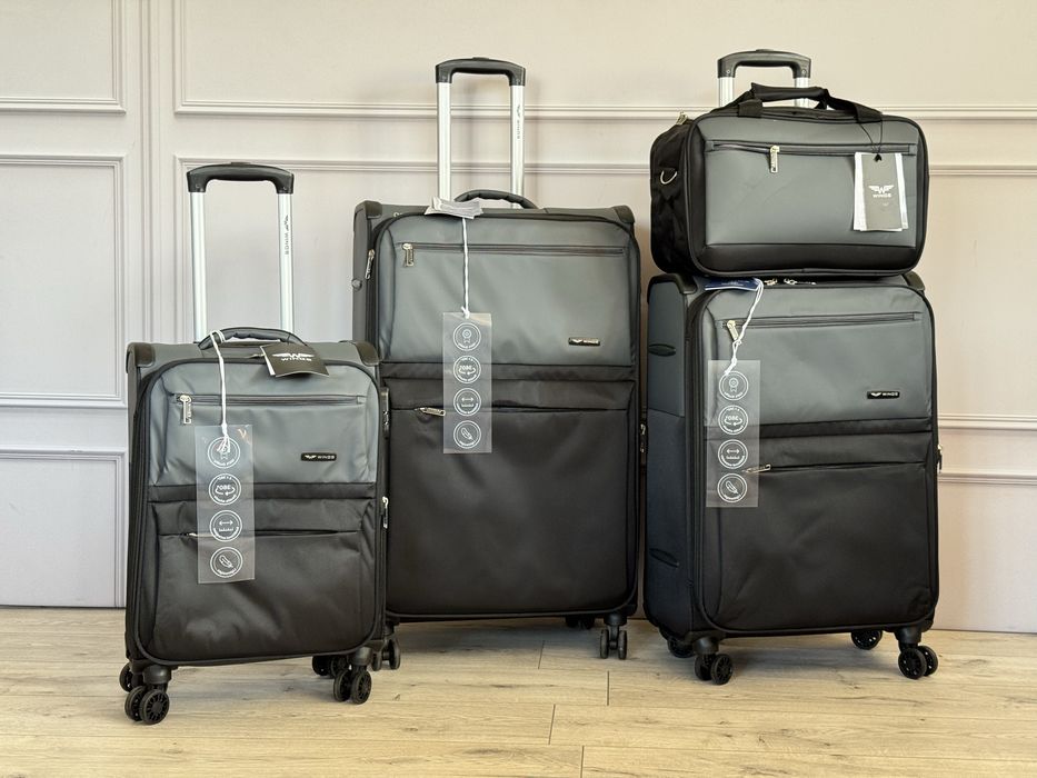 Чемодан чемоданы валіза  Wings LN01 нейлон преміум якість!!!