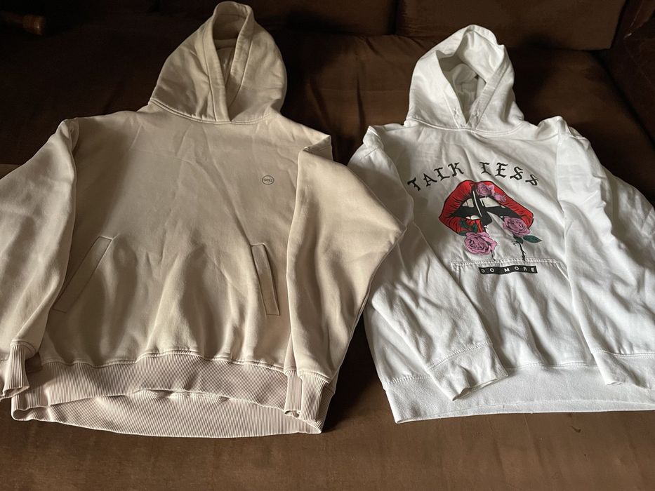 Толстовка худи   белая туника