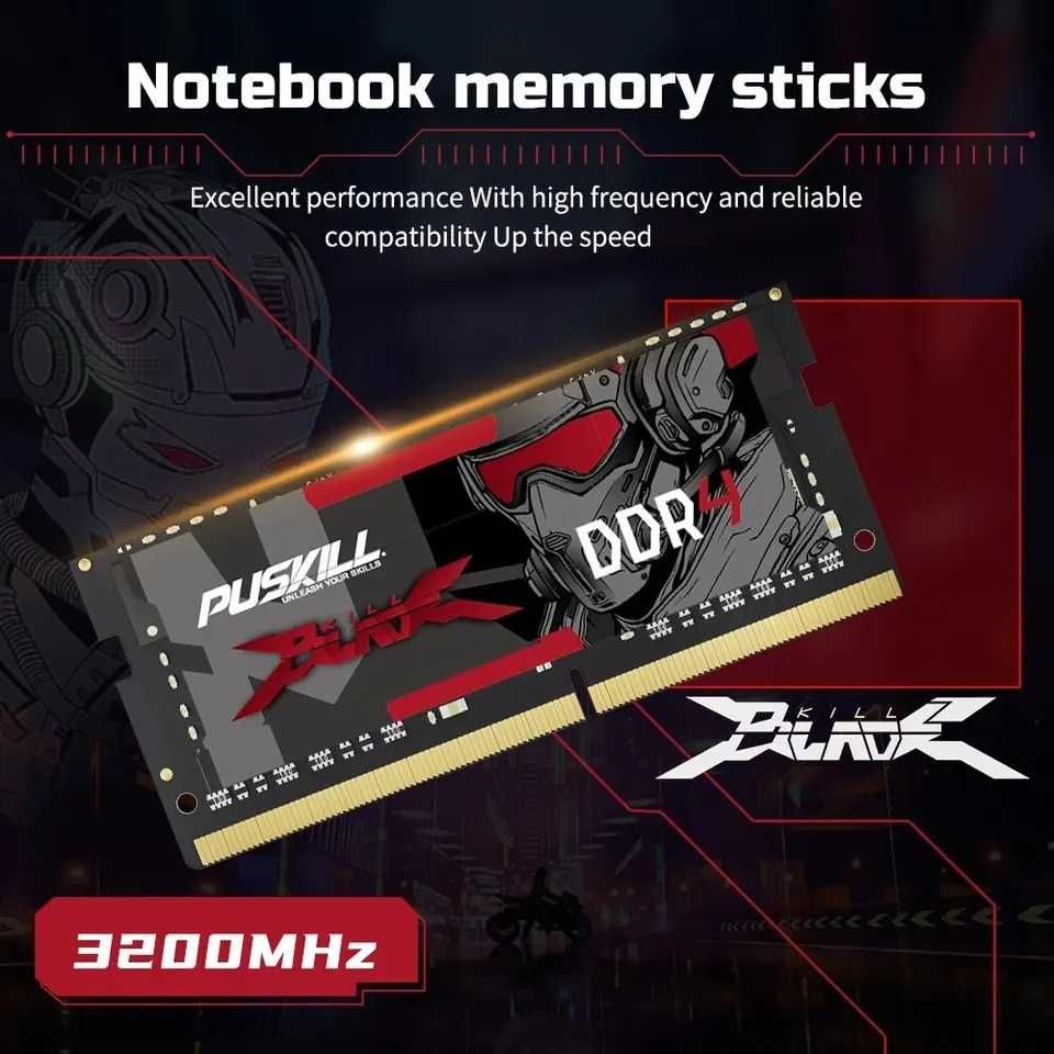 PUSKILL Pamięć DDR4 32GB 3200MHz SODIMM Laptopa