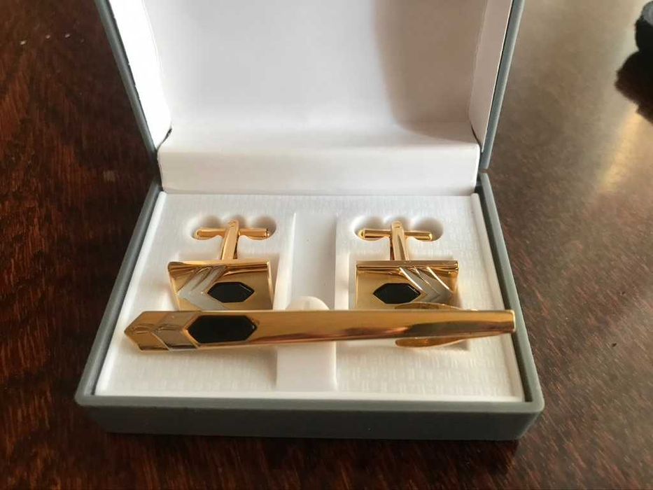 Запонки позолоченные Швейцария