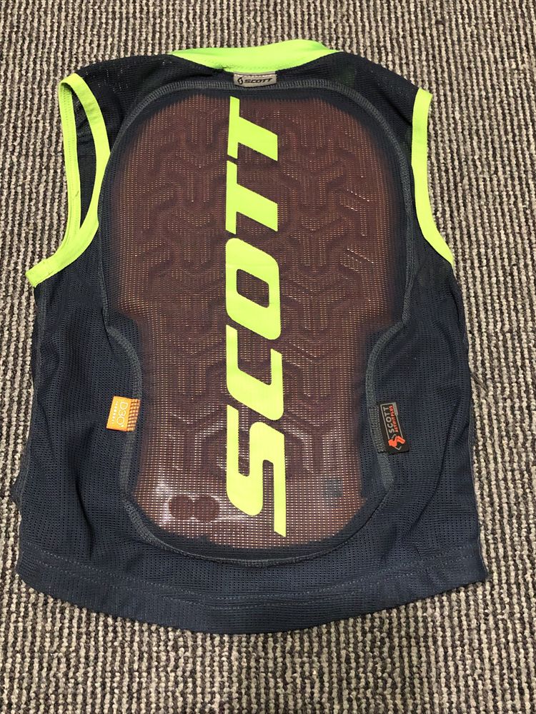 Дитячий вело жилет, захист Scott Actifit Plus Junior Vest Protector