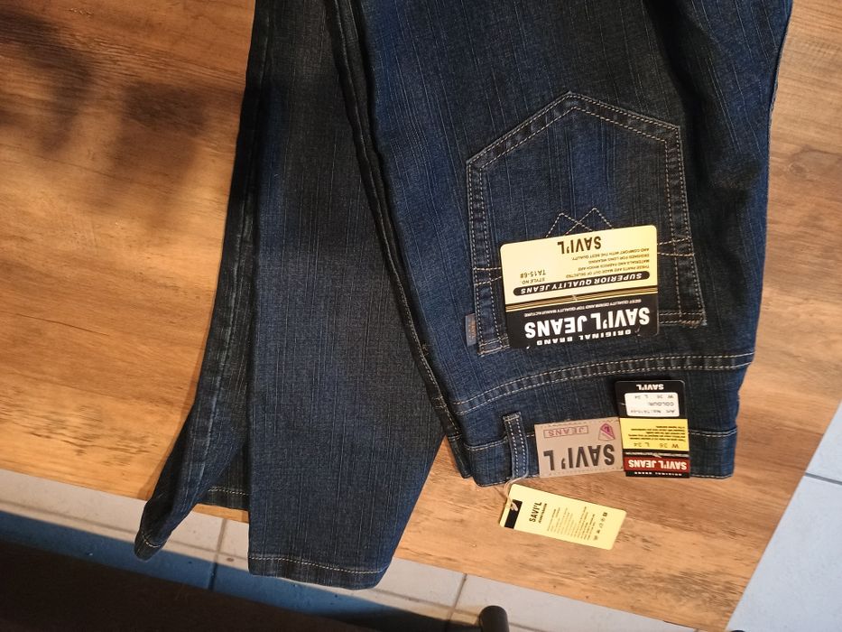 Spodnie jeans męskie