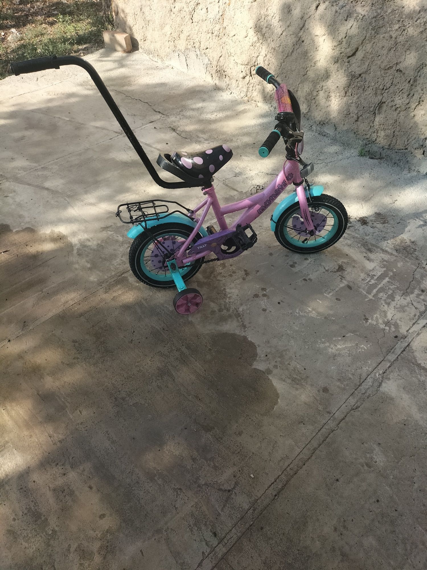 дитячий велосипед з батьківською ручкою