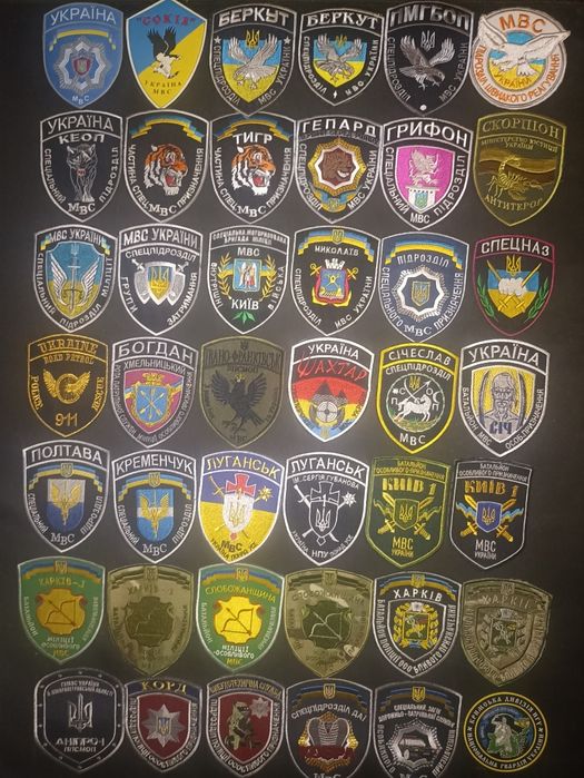 Продам шевроны мвс старого образца одним лотом