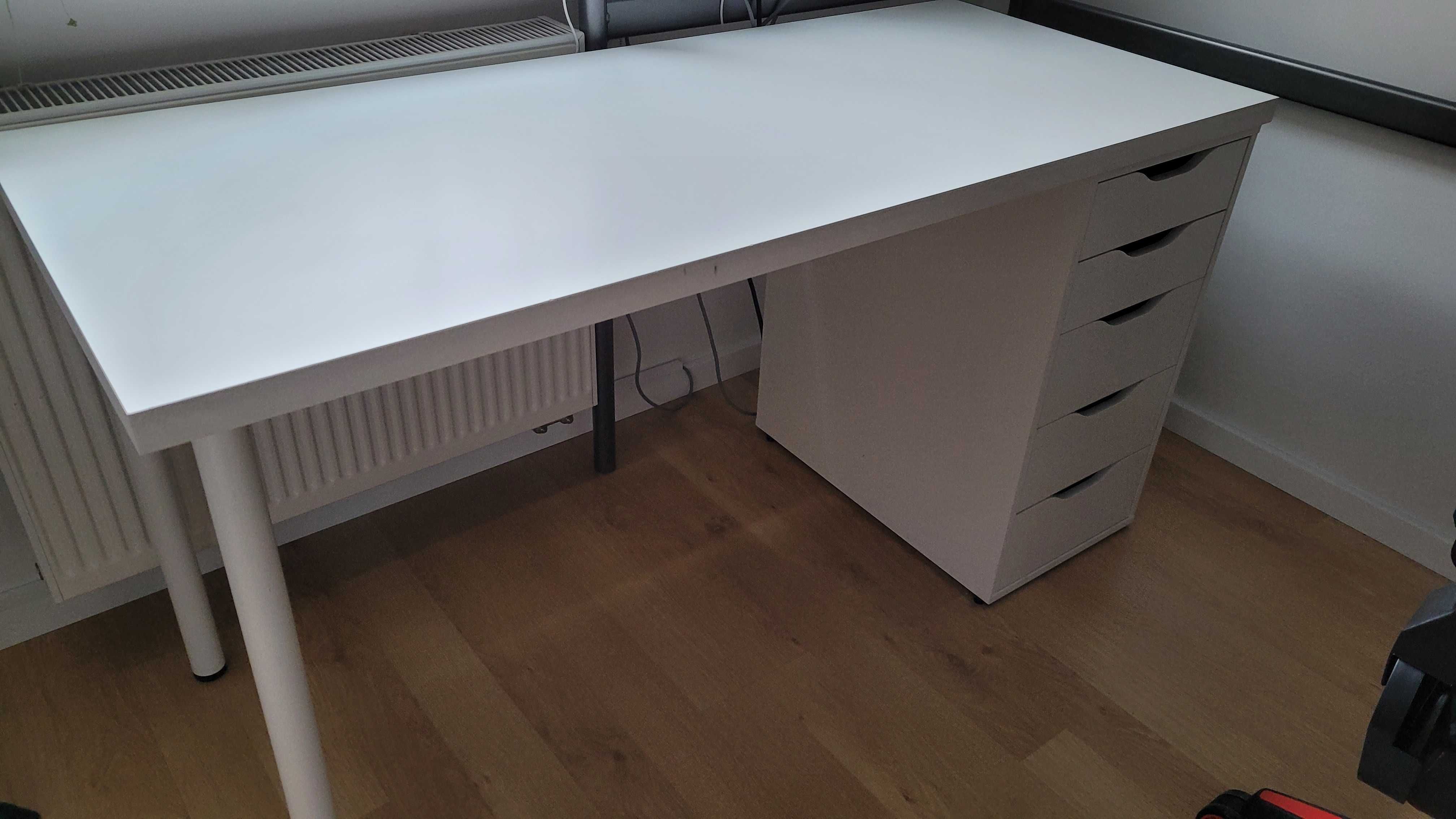 Duże biurko IKEA dziecko/ dorosły 140x60x74 (SxGxW) na gwarancji !!!