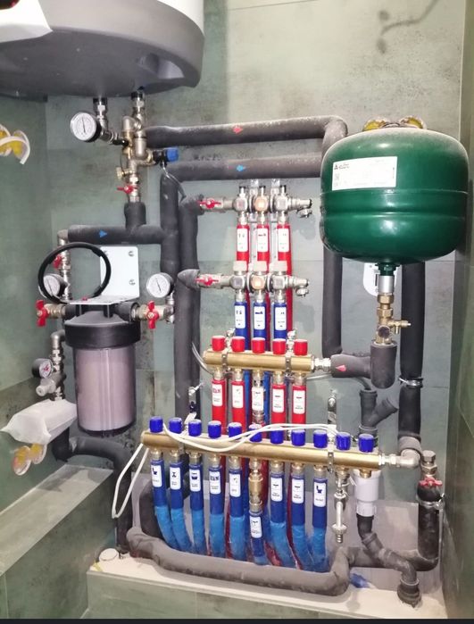 Монтаж сантехніки, водопроводу, теплих підлог — під ключ!