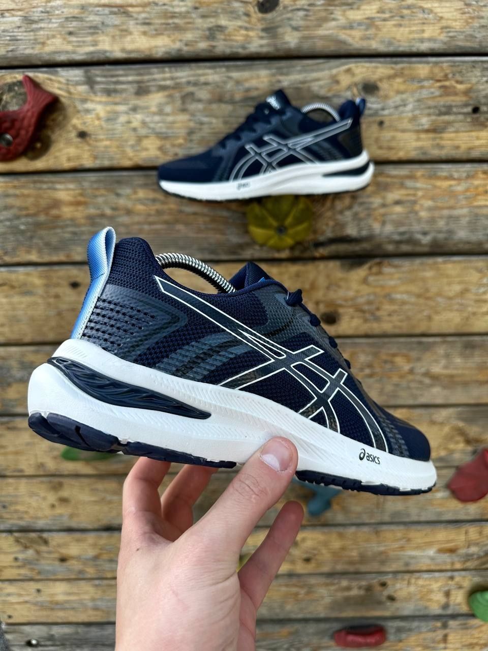 Кросівки 39-43 р ASICS Кроссовки синие серые асикс