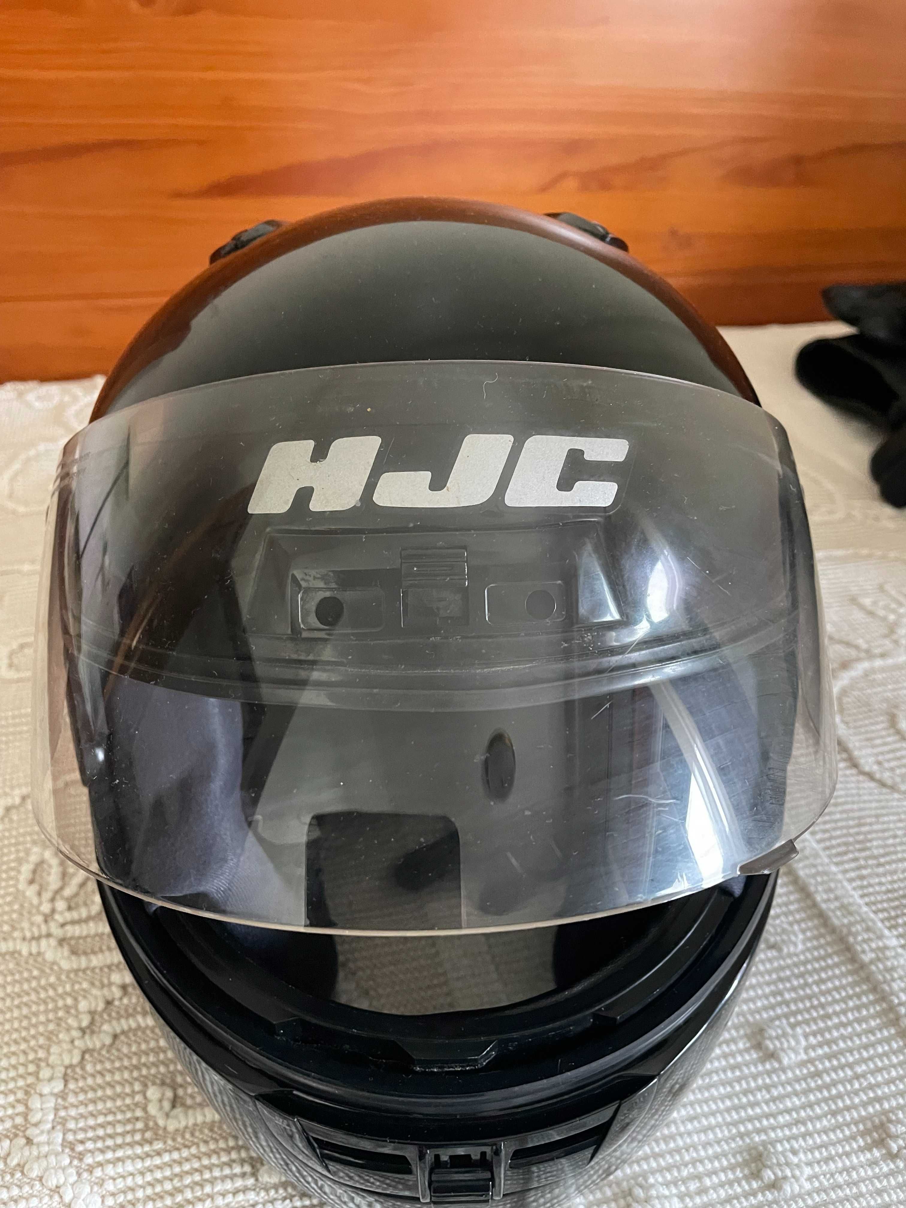 Capacete Motard, marca HJC