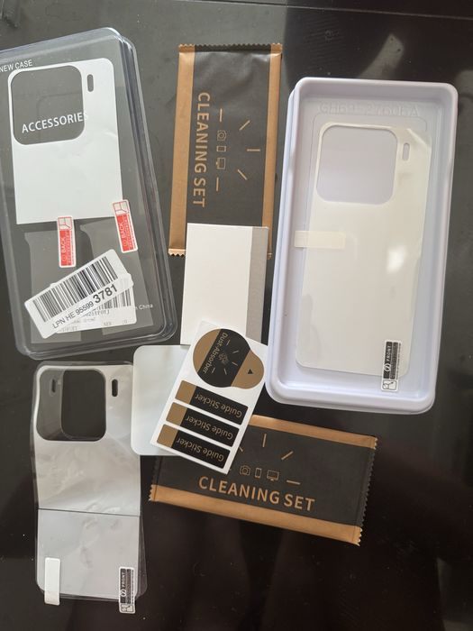 Xaomi 15 - acessorios de limpeza e peliculas - NOVO