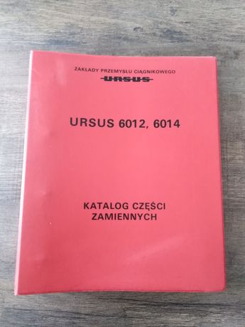 katalog części zamiennych Ursus  6012, 6014 oryginał
