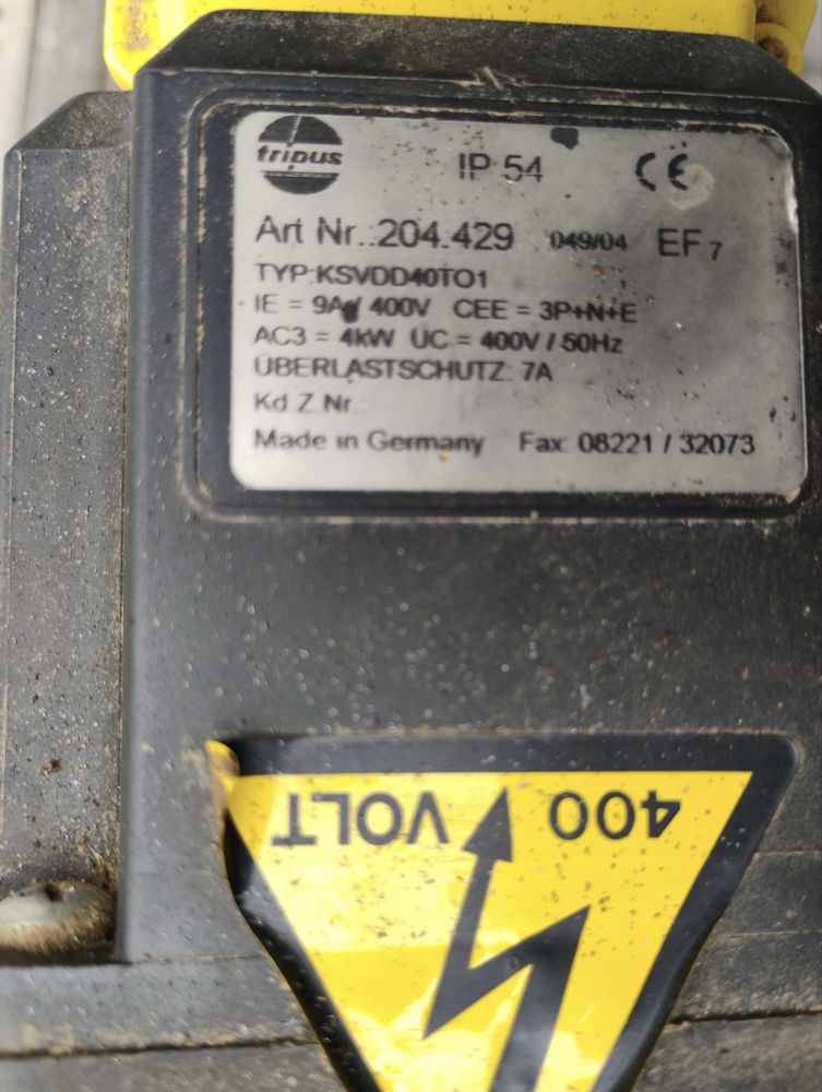 Łuparka 7 ton 380v przywieziona z niemiec